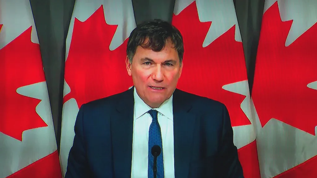 El primer ministro de Canadá Dominic LeBlanc.