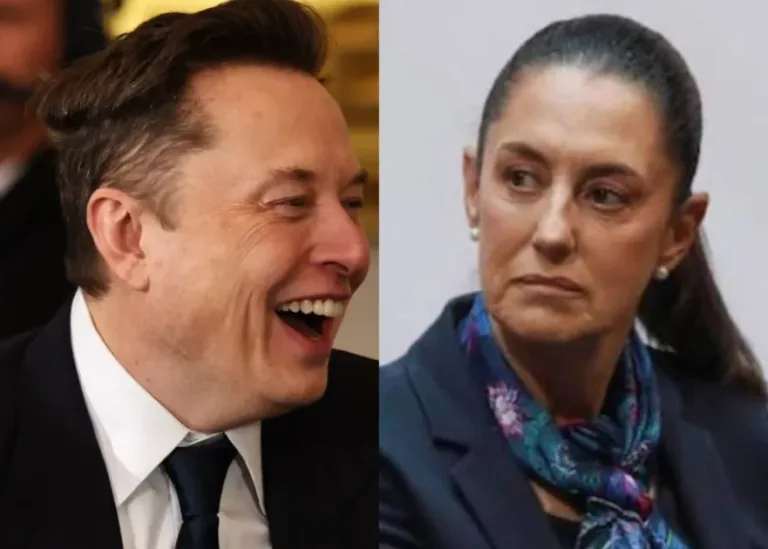 Elon Musk se mofa de Claudia Sheinbaum.