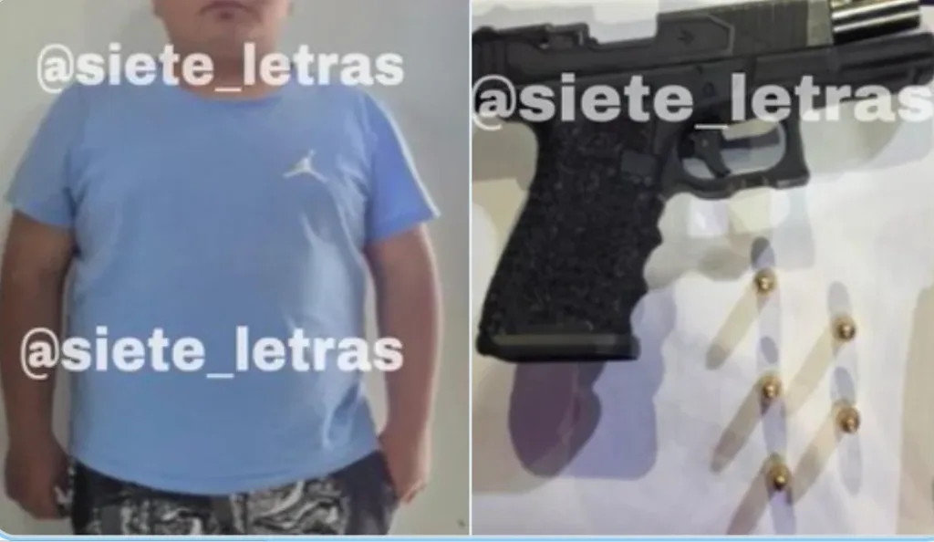 El adolescente y el arma de fuego.