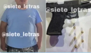 El adolescente y el arma de fuego.