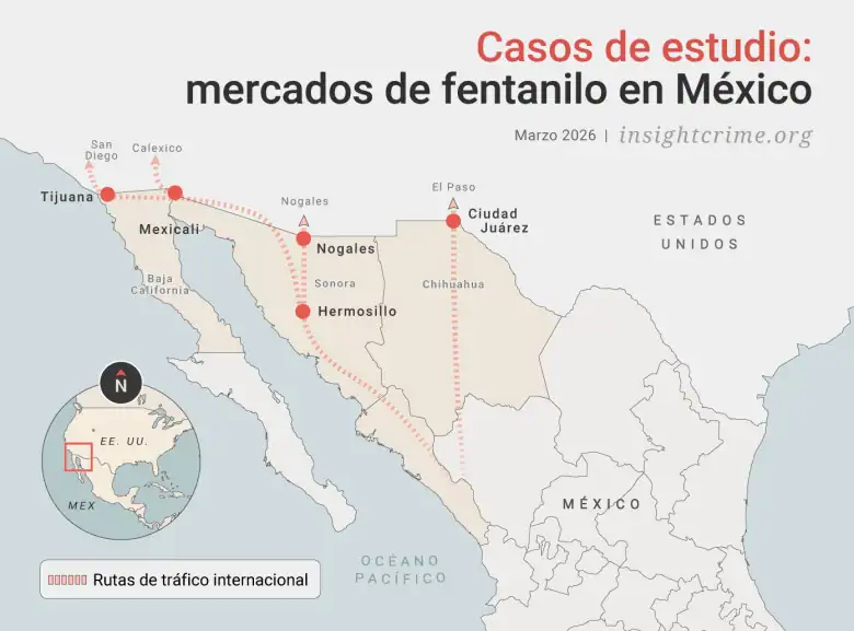 Tráfico de fentanilo en México.