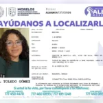 Karol Toledo Gómez, desaparecida tras feminicidio de Kimberly, otra estudiante de la UAEM.