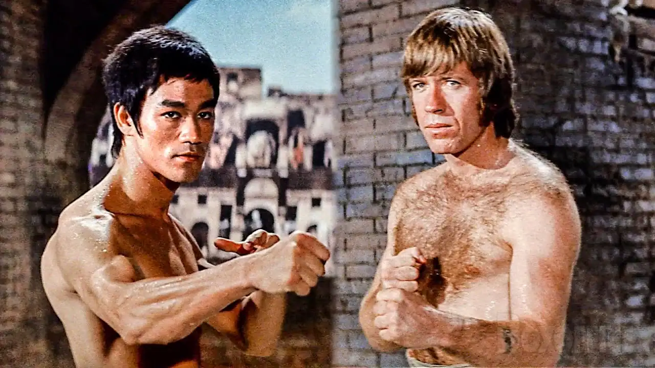 Bruce Lee y Chuck Norris.