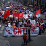 Tome precauciones. CNTE marchará este miércoles 18 de marzo en la CDM.