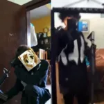 Así se filmaba el sujeto antes de asesinar a las maestras.