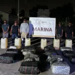 Marina decomisa 650 kilos de cocaína en Michoacán.