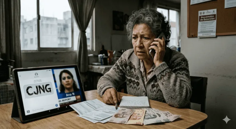 Falsos miembros del CJNG extorsionan a incautos en la CDMX.