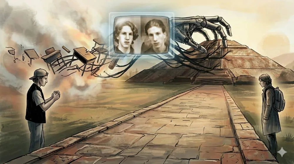 La columbinización se expandió a México luego de crímenes brutales en otros países. (Imagen generada con IA en Gemini)