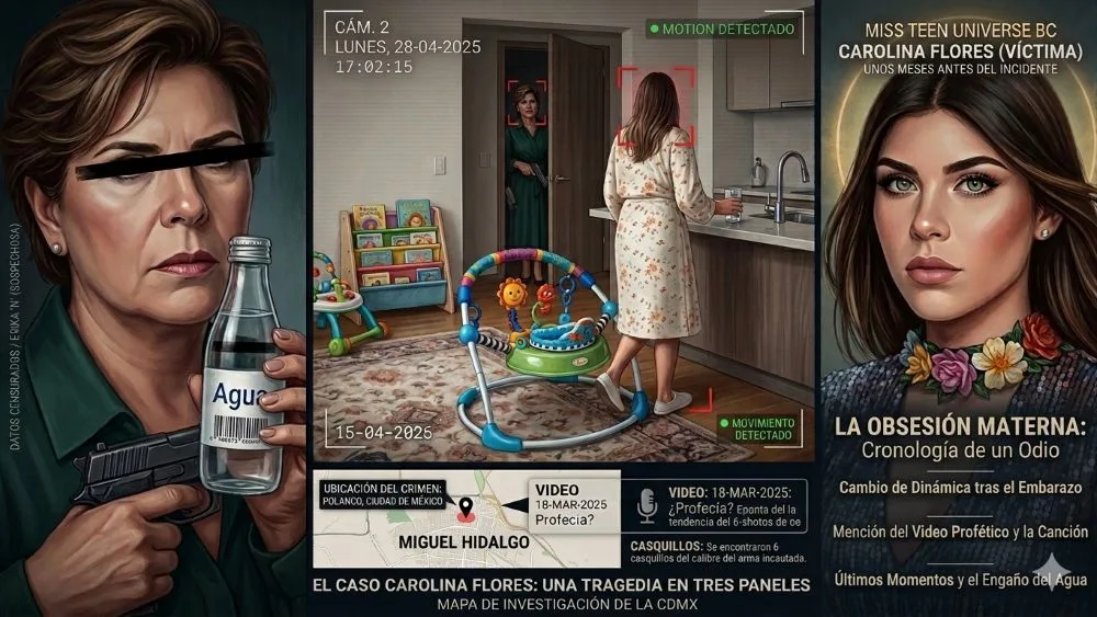 Por qué Erika mato a su nuera Carolina. (Imagen creada con IA de Gemini)