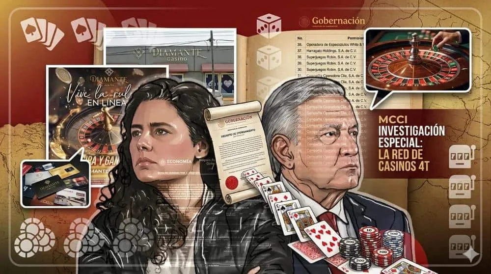 Investigación: Gobierno de AMLO entregó 20 permisos de casinos a red ligada a “La Barredora”
