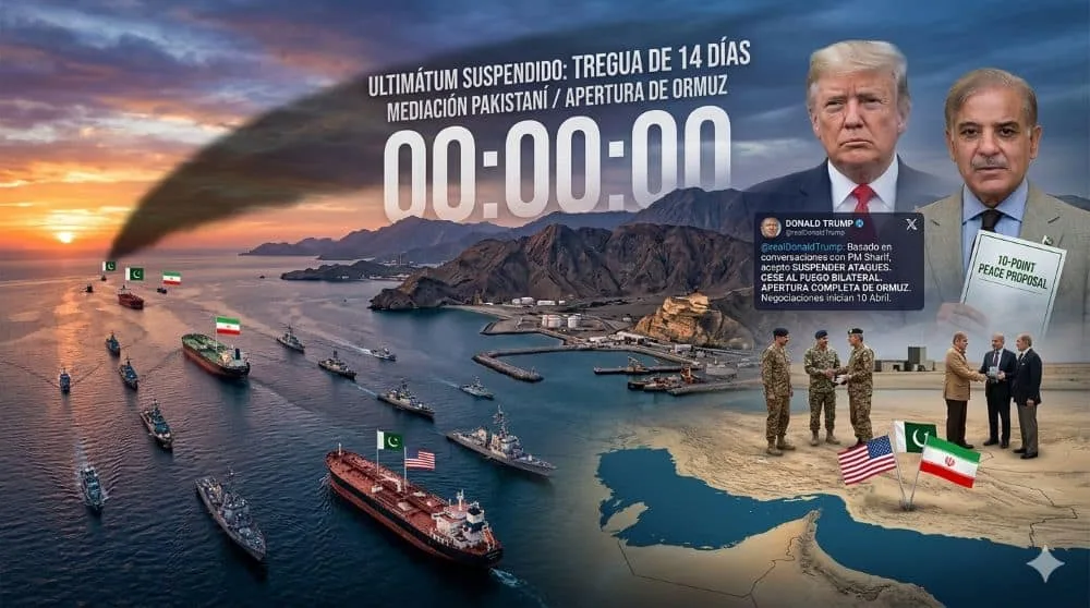 La tensión persiste entre Trump e Irán. (Imagen creada con IA de Gemini)