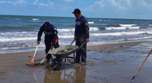 Por fin acepta el Gobierno federal que derrame se originó en oleoducto.