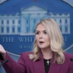 Karoline Leavitt, vocera de la Casa Blanca.