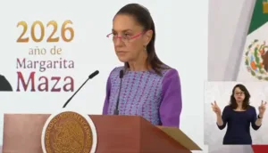 Claudia Sheinbaum argumenta golpeteo político de Estados Unidos para no entregar a Rocha Moya.