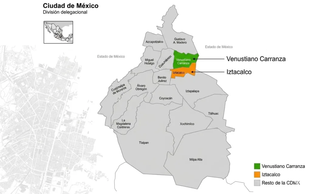 Alcaldías Venustiano Carranza e Iztacalco, entre los 20 municipios con más feminicidios.