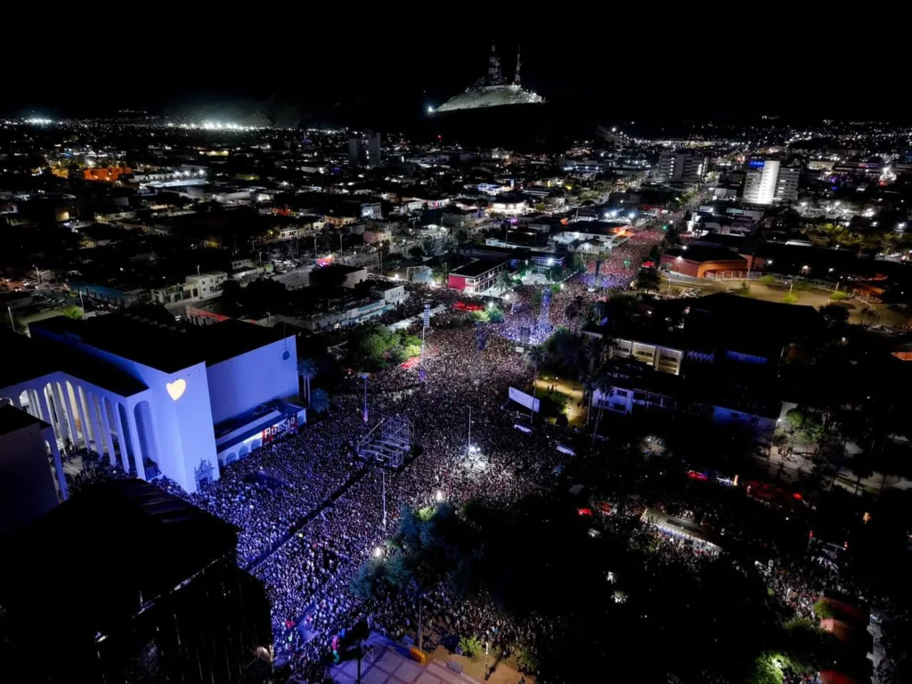 Maná encendió las fiestas del Pitic 2026 en Hermosillo.