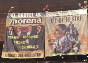 Mantas contra morenismo encendieron los ánimos.