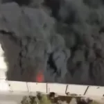 Incendio en Plaza Fiesta Las Palmas.