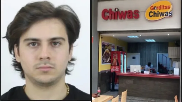 Rodrigo Alarcón Palomares y un restaurante sancionado, llamado "Gorditas Chiwas" como parte de esta red.