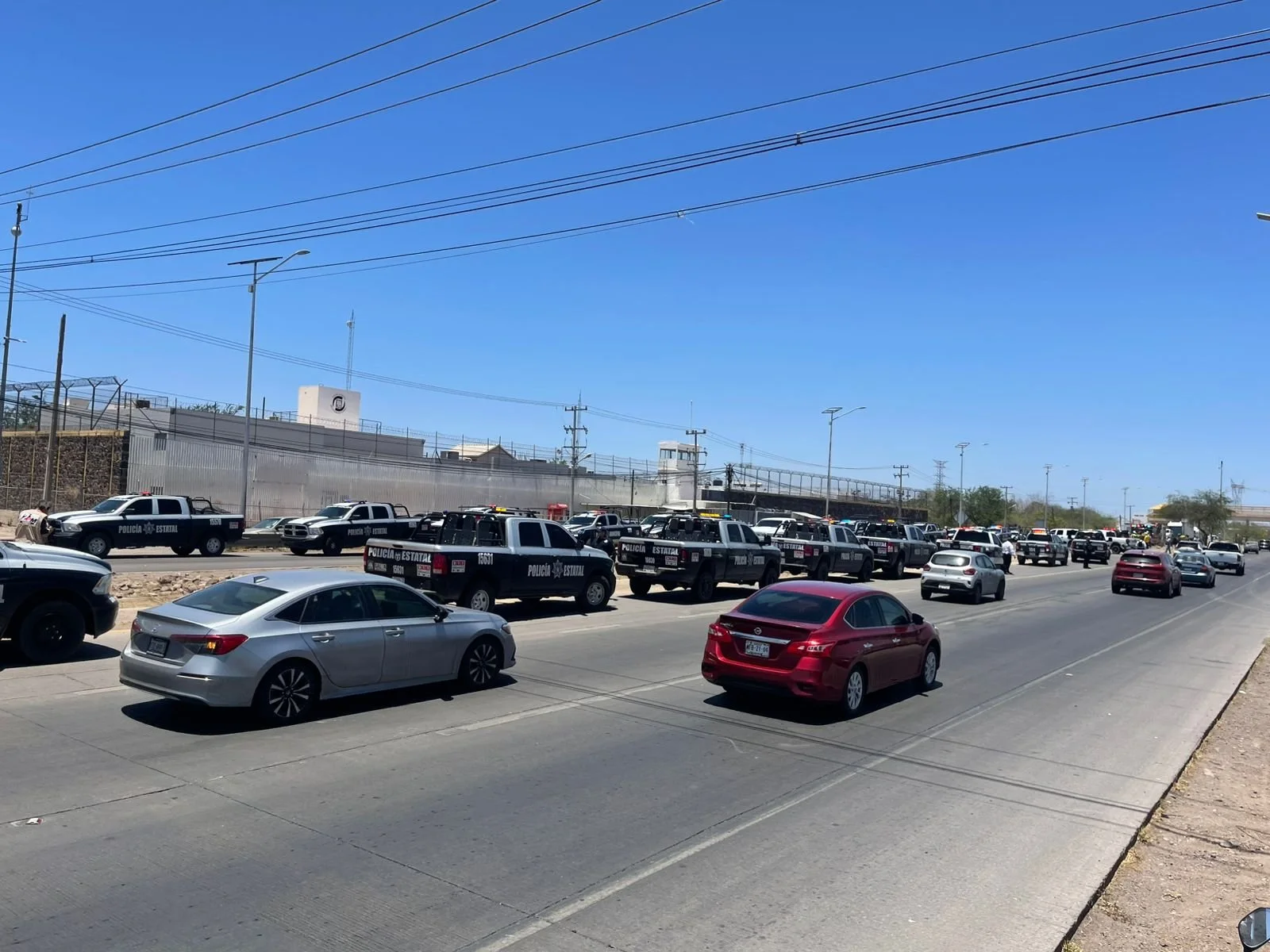 Intenso operativo en el Cereso de Ciudad Obregón tras motín.