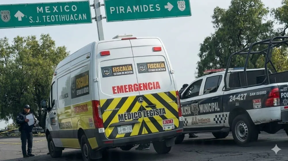 Hallan cadáver en la zona de Teotihuacán.