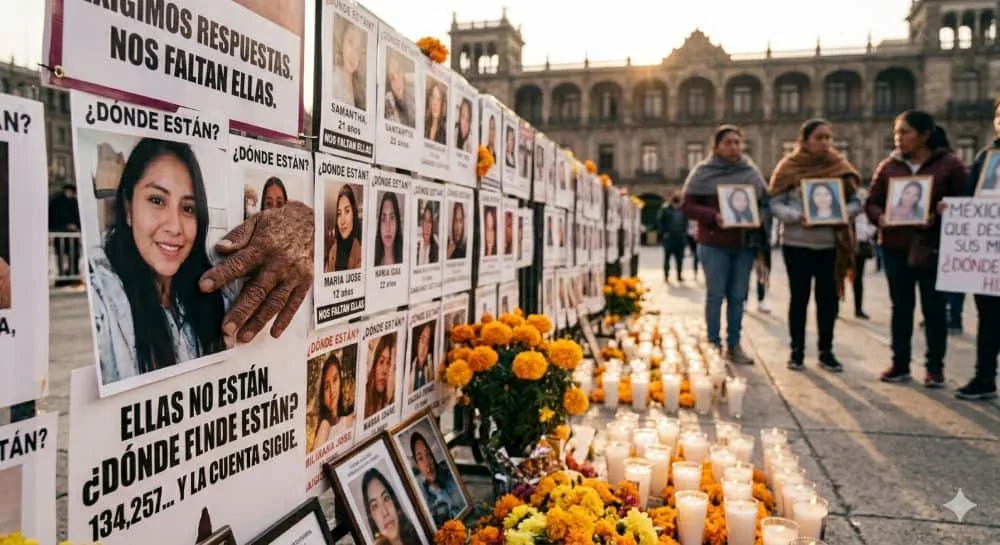 México vive crisis en desaparciones de mujeres.