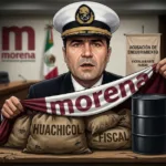 Vicealmirante Fernando Farías denuncia encubrimiento del huachicol fiscal en Morena.