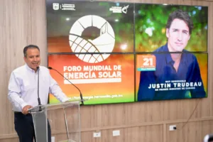 Toño Astiazarán anuncia la participación de Justin Trudeau.