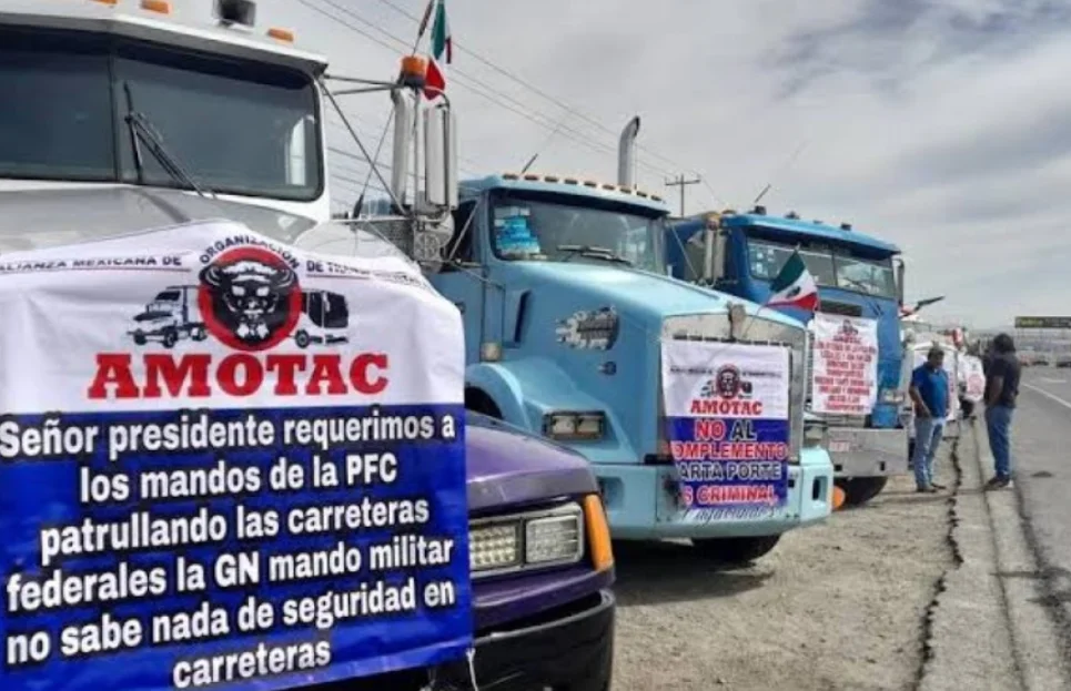 Transportistas amagan con bloqueo de carreteras el 24 de junio.