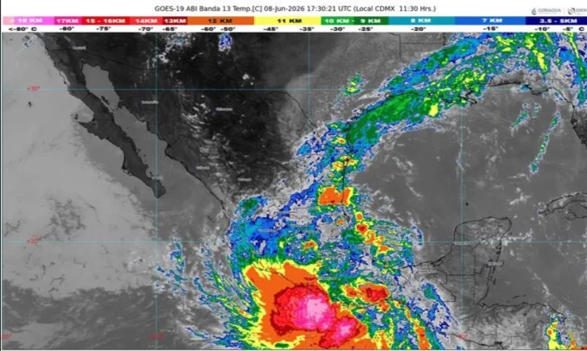 Alerta por la tormenta tropical Boris.
