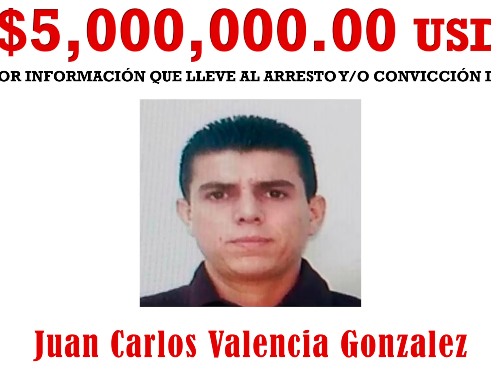 Revela García Harfuch que Juan Carlos Valencia es el nuevo líder del CJNG.