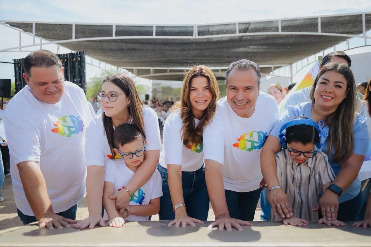 Antonio Astizarán inagura el primer Parque para Niñas y Niños con Autismo en Hermosillo.
