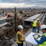 Obras de drenaje del Gobierno de la CDMX.