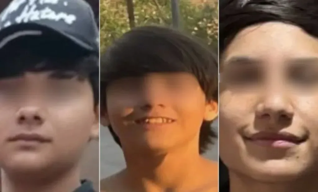 Los tres adolescentes fueron hallados con vida.