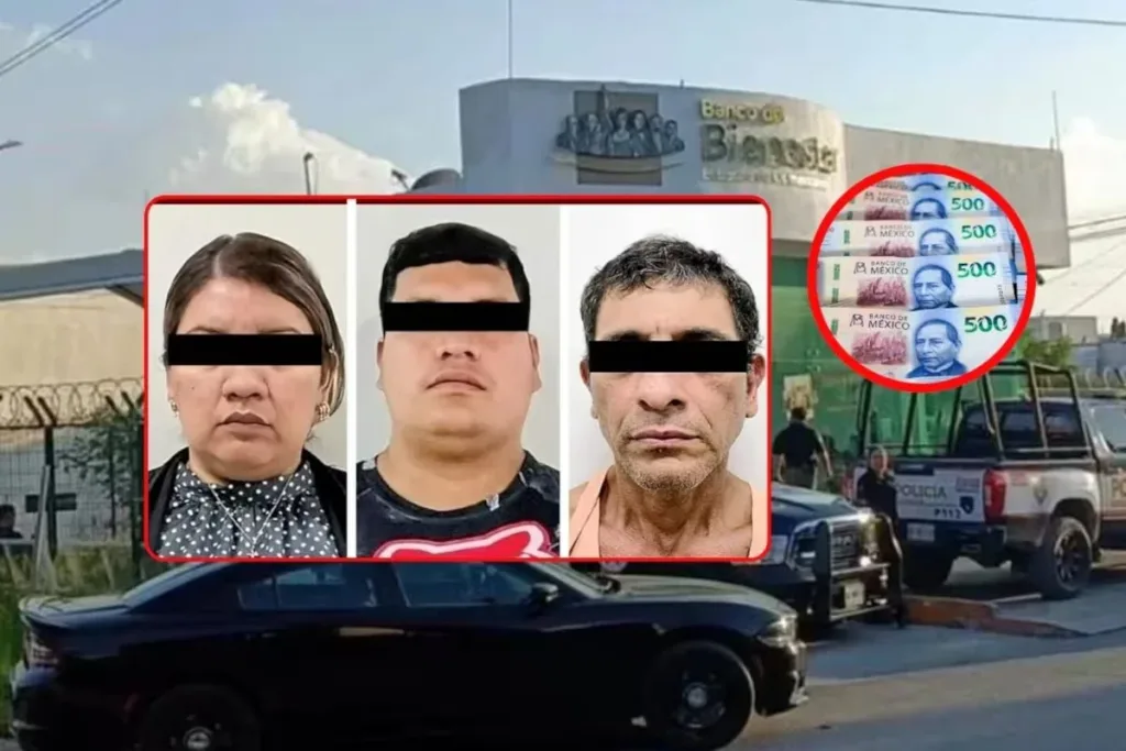 Gerente del Banco del Bienestar en Nuevo León planeó asalto para tapar desfalco.