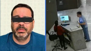 Octavio N, agresor de recepcionista en Santa Fe, fue detenido en EU.