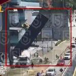 El C5 captó el momento exacto del accidente mortal.