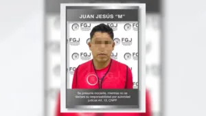 Jesús N, acusado de violación agravada dentro del caso de la Academia Militarizada Doenitz.