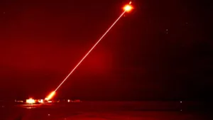 El láser implementado por Estados Unidos para derribar drones. (Imagen ilustrativa)