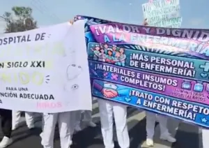 Personal de enfermería del Hospital Pediátrico en el Siglo XXI reclaman por exceso de trabajo y falta de insumos.