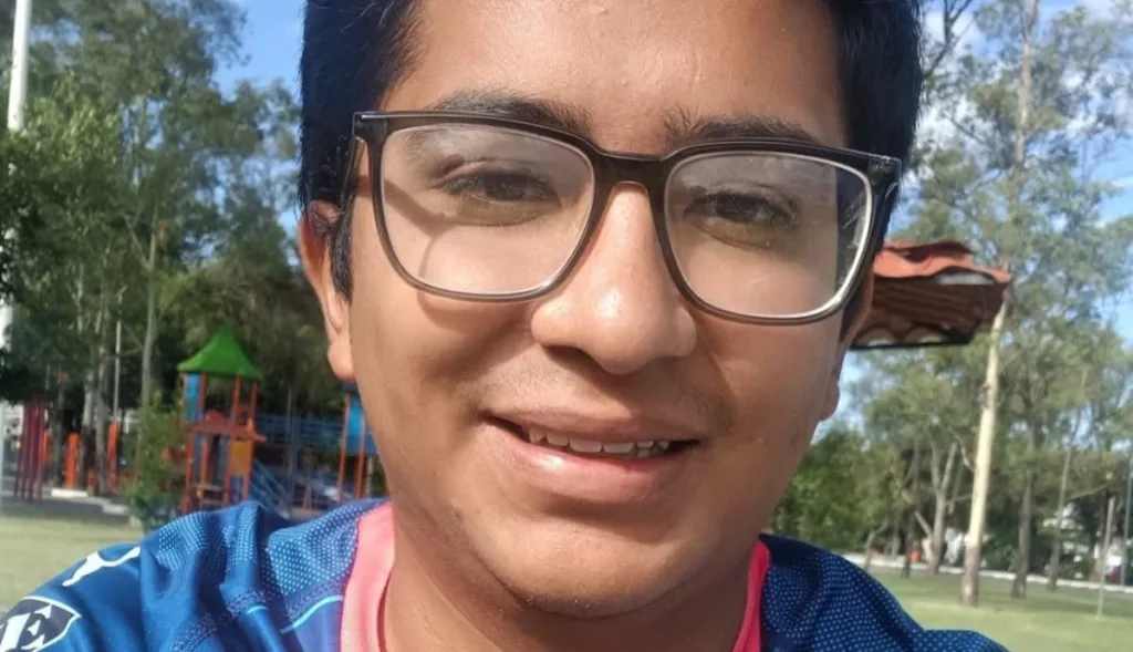Hugo Alejandro Hernández Tello, desparecido tras jugar un partido de futbol.