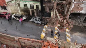 Daños tras explosión en Ojocaliente.
