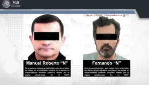 Los hermanos Manuel Roberto y Fernando Farías Laguna.
