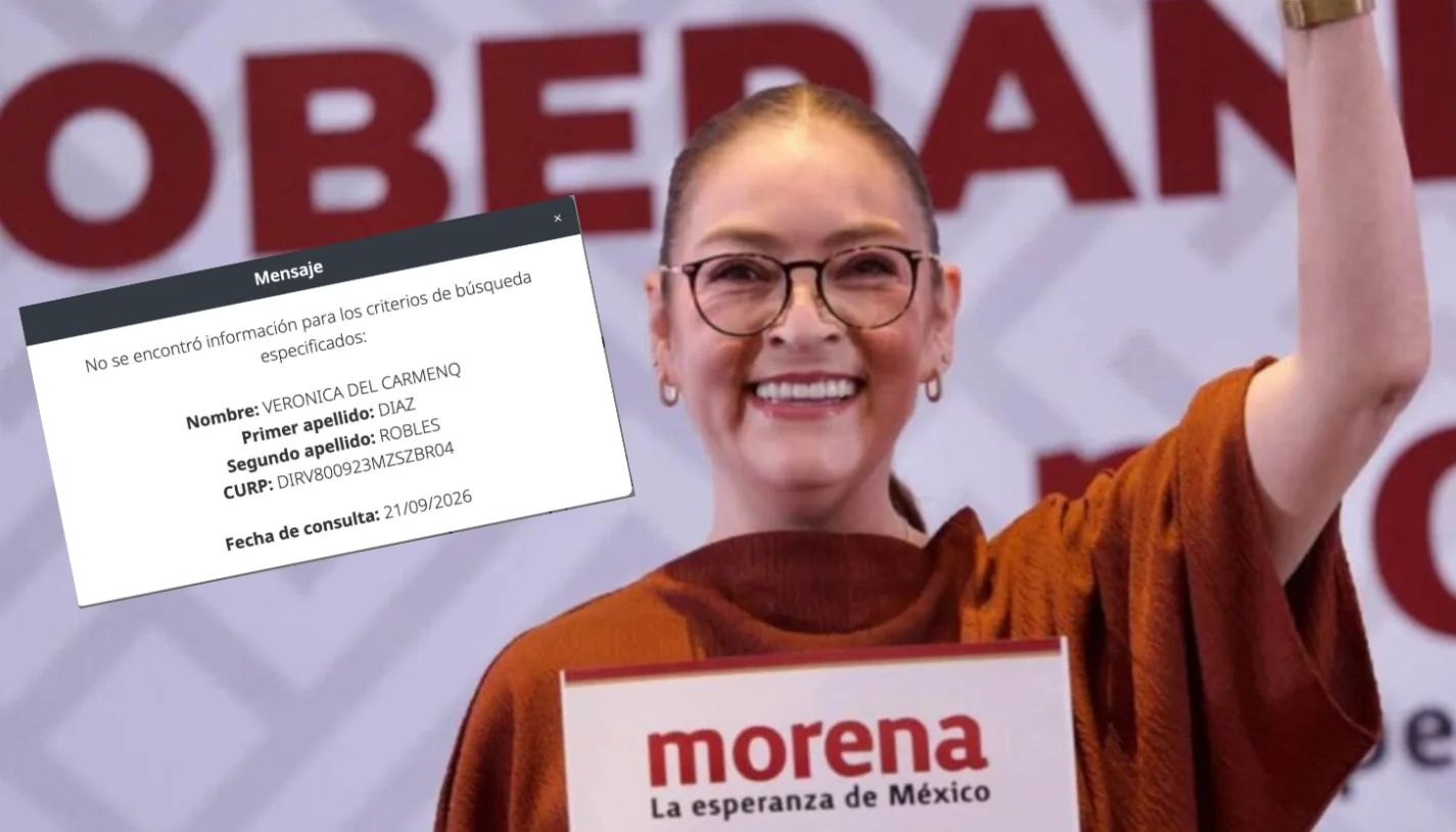 ¿Verónica Díaz Robles sin cédula?