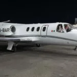 El Cessna Citation 501, identificado bajo la matrícula XB-BAR.