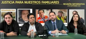 Familiares de mineros desaparecidos en Concordia exigen a FGR y SSPC informes sobre avances en el caso.