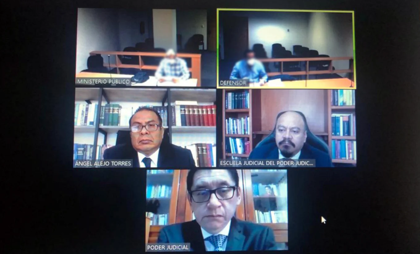 Audiencias virtuales a medias en juzgados federales.