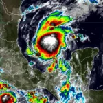 Tormenta tropical Isaias causará lluvias intensas y oleaje elevado en el Golfo.