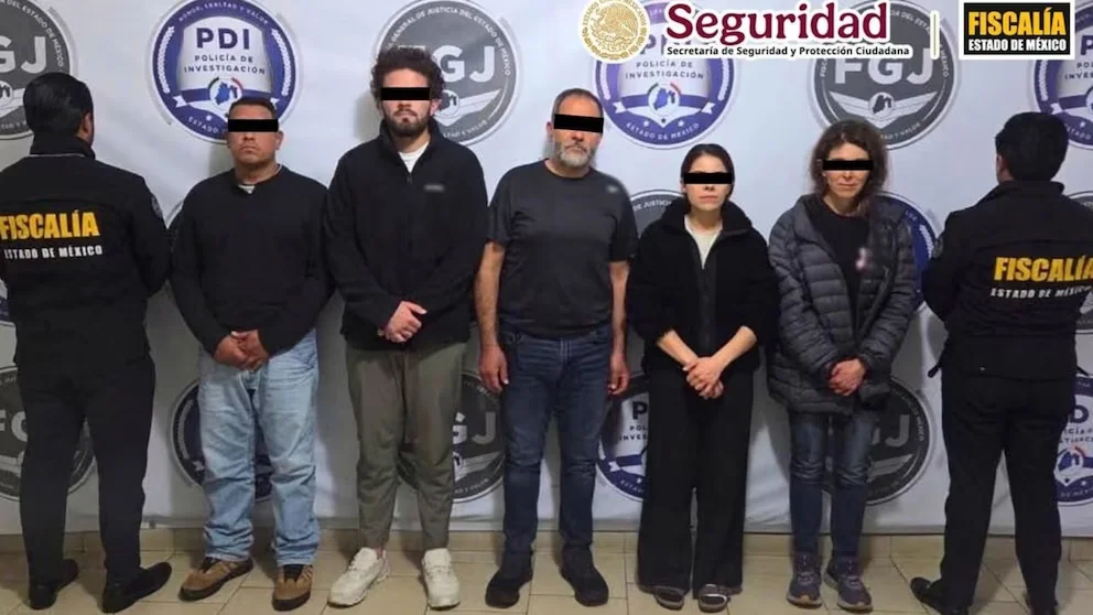 Desarticulan red de extorsiónadores y suplantadores de identidad en Metepec.