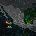 Pronóstico climatológico sobre el Frente Frío número 2 y Trudy.